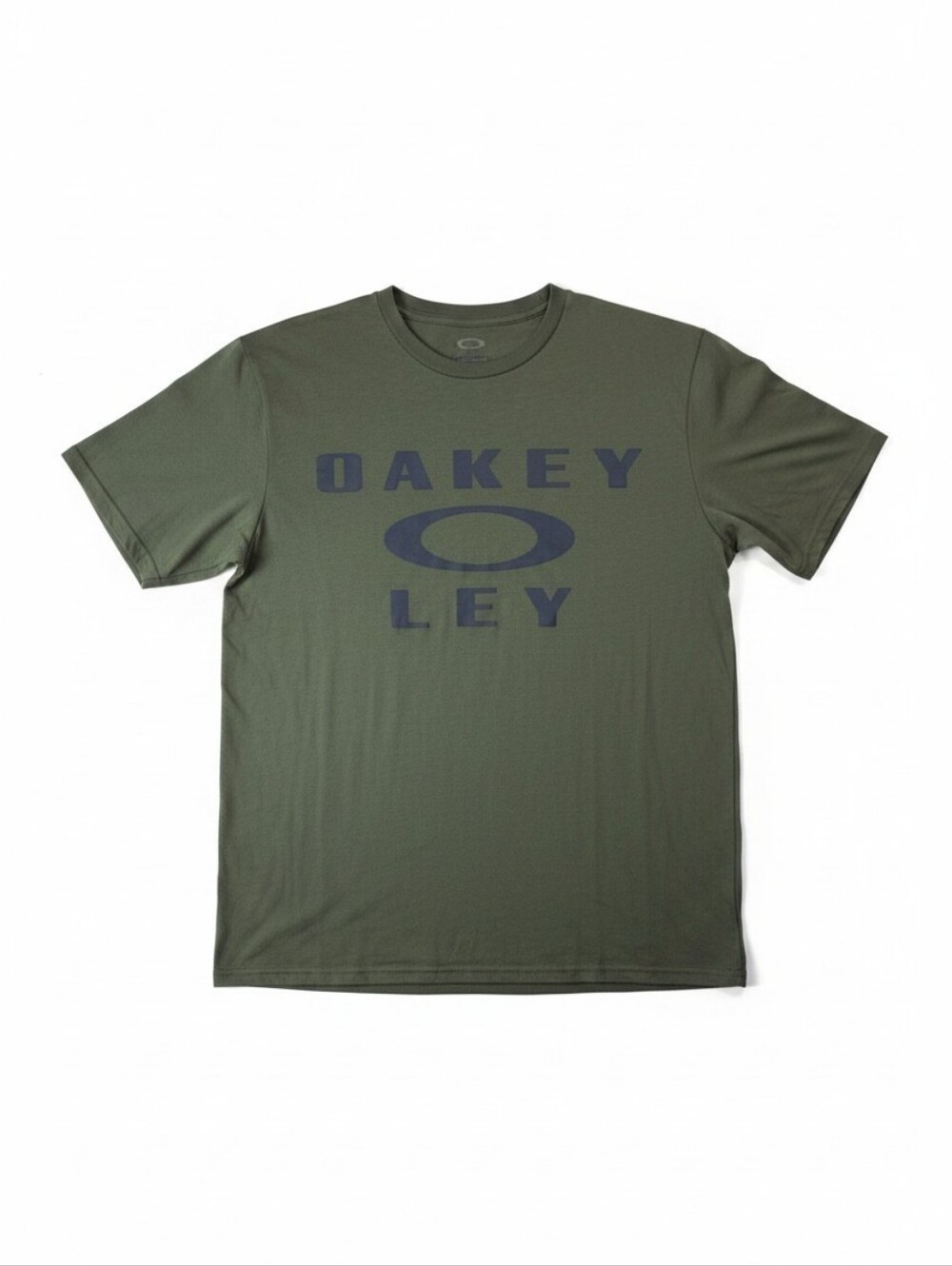 Oakley Hydrolix Men's XXL Green Big Logo Graphic T-Shirt Short Sleeve 2XL